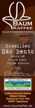 Baum Kaffee Brasilien Sao Bento natural Micro Lot