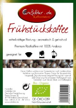 Kaffeer&ouml;sterei Crefelder Fr&uuml;hst&uuml;ckskaffee - BIO