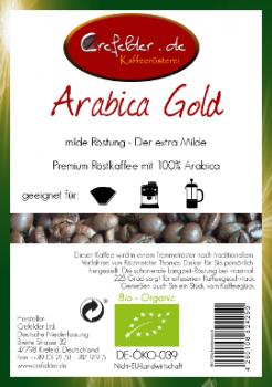 Kaffeer&ouml;sterei Crefelder Arabica Gold - BIO