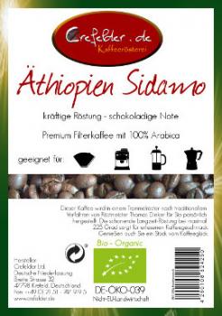 Kaffeer&ouml;sterei Crefelder Sidamo - BIO