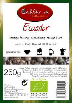 Kaffeer&ouml;sterei Crefelder Ecuador - BIO