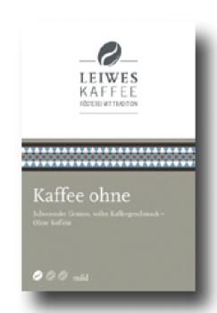 Leiwes Kaffee Kaffee ohne