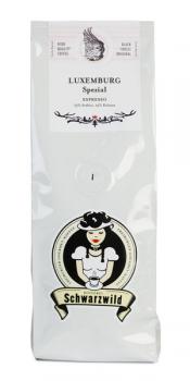 R&ouml;sterei Schwarzwild LUXEMBOURG Spezial, Espressomischung, 75% Arabica, 25% Robusta