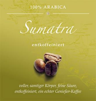 Tork&acute;s Coffee Sumatra entkoffeiniert